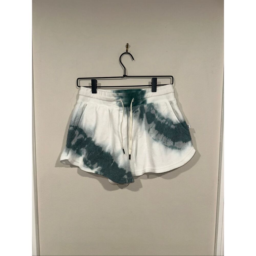NWT feat x Brody Jenner Shorts Medium Women's Green White Tie Dye